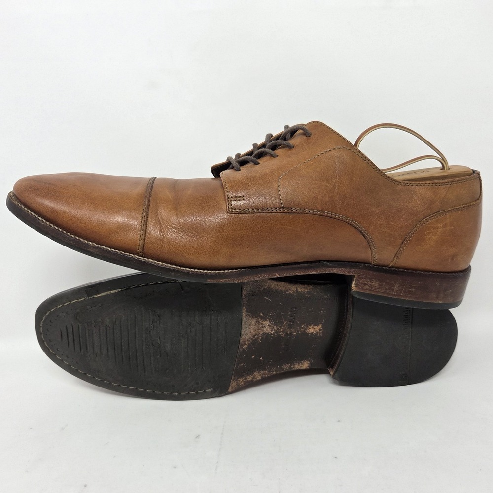 Cole Haan Men's Benton Cap Oxford II C24120 British Brown‎ Tan , Size 12 M